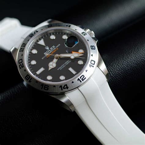 explorer ii rubber strap